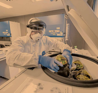 Laboratorio de un asociado a Bioasturias